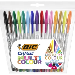Cristal Multicolor Kulspetspenna 15-pack