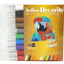 Decorite Brush Marker 10-pack Satin