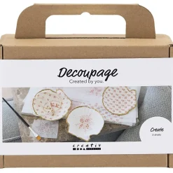 DIY Découpage-kit Snäckskal