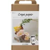 DIY-kit Pappersblommor Blomsterkrans
