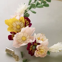 DIY-kit Pappersblommor Blomsterkrans