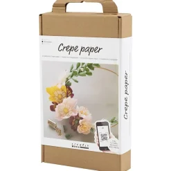 DIY-kit Pappersblommor Blomsterkrans