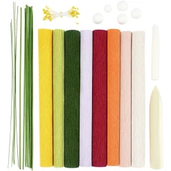 DIY-kit Pappersblommor Blomstermix