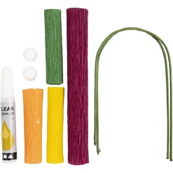 DIY-kit Pappersblommor Vallmo