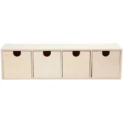 DIY Minibyrå 4 lådor