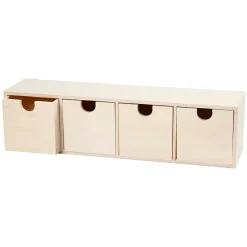 DIY Minibyrå 4 lådor