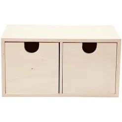 DIY Minibyrå 2 lådor