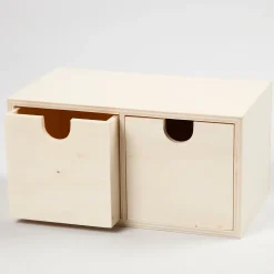 DIY Minibyrå 2 lådor