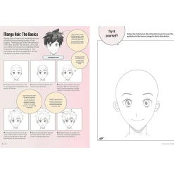 Draw Manga Faces, Heads and Hairstyles