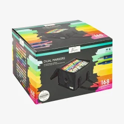 Dual Marker 168-set + väska