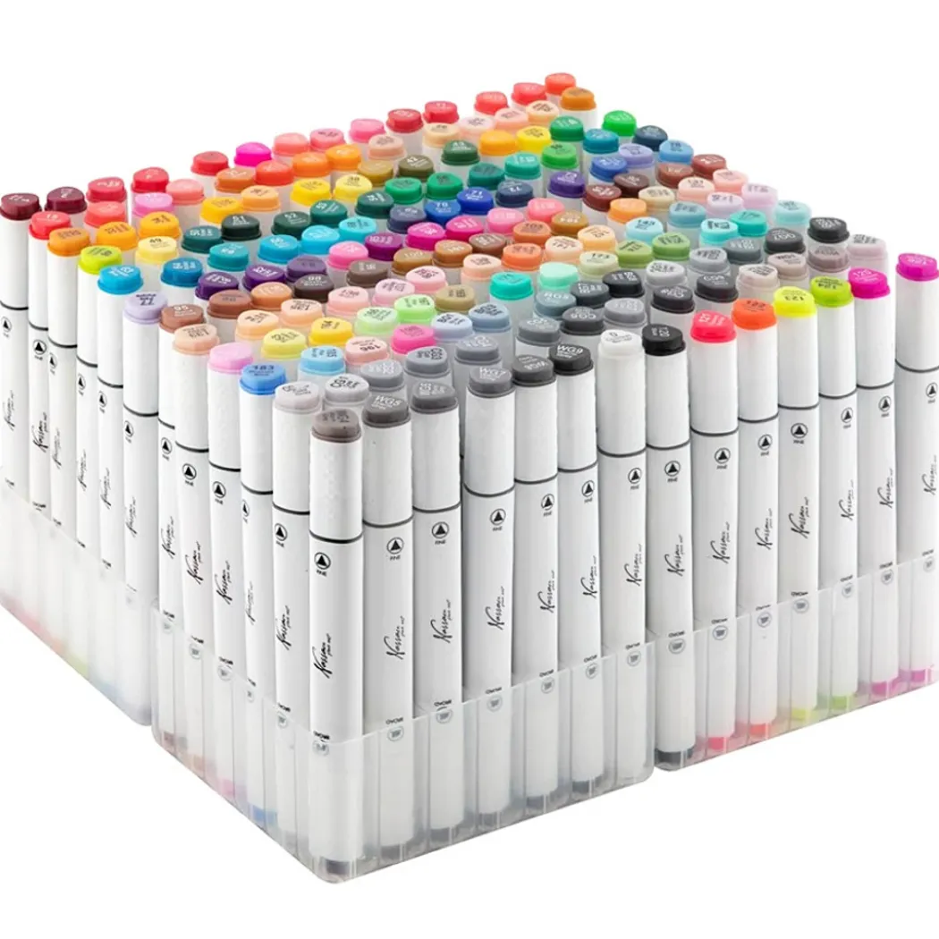 Dual-tip Marker 168-set + Väska