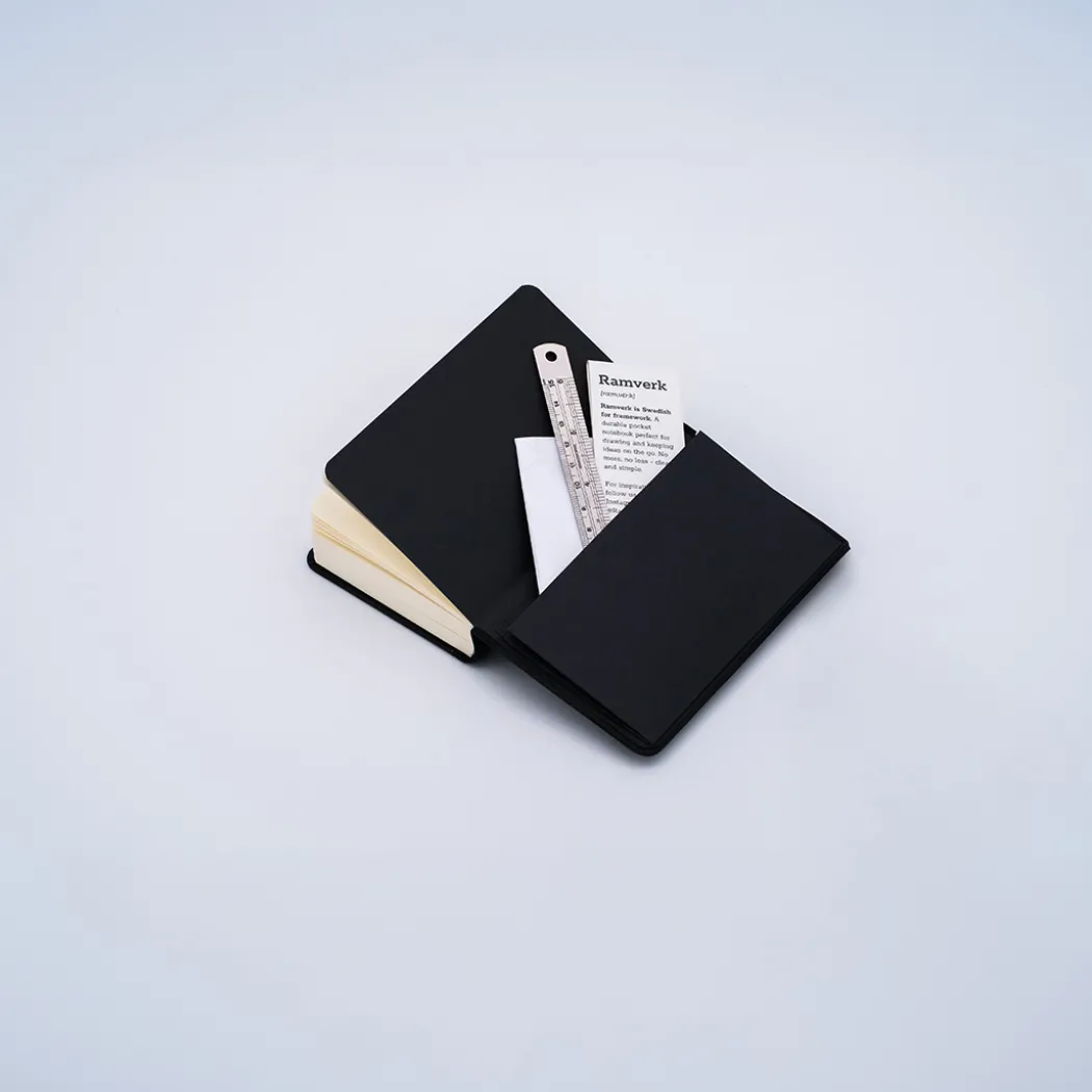 Extended Black Sketchbook Pocket