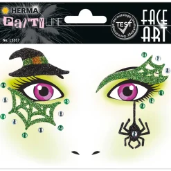 Face Art Ansiktsstickers Häxa
