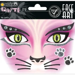 Face Art Ansiktsstickers Katt