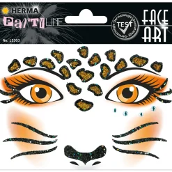 Face Art Ansiktsstickers Leopard