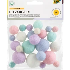 Filtkulor Ice Dream 25-pack