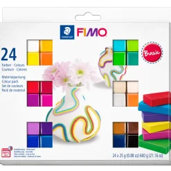 FIMO Soft Modellera 24 x 25 g Basic colours
