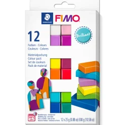 FIMO Soft Modellera 12 x 25 g Brilliant colours