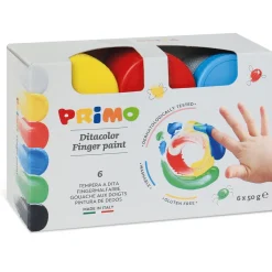 Fingerfärg 50g 6-set