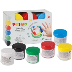 Fingerfärg 50g 6-set