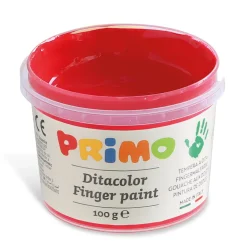 Fingerfärg 4x100g + tillbehör