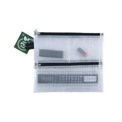 Fodral Mesh Dubbelzipper A5