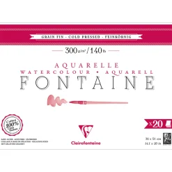 Fontaine Akvarellblock CP 36x51 cm 300g