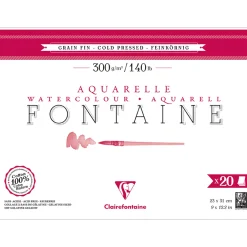 Fontaine Akvarellblock CP 23x31 cm 300g
