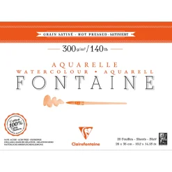 Fontaine Akvarellblock HP 26x36 cm 300g