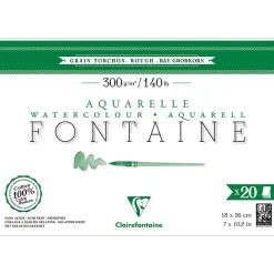 Fontaine Akvarellblock Rough 18x26 cm 300g