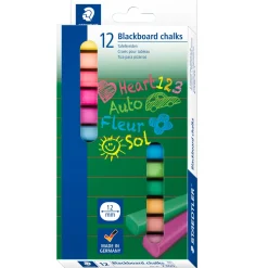 Färgade tavelkritor 12-pack (3 år+)