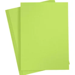 Färgat papper Ljusgrön A4 180g 20 ark