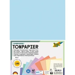 Färgat papper Pastell A4 100 Ark