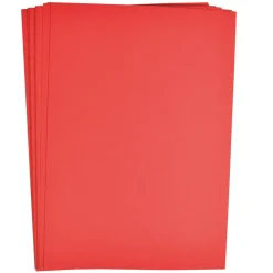 Färgat papper Röd 25 st 180 g