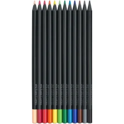 Färgpennor Black Edition 12-set