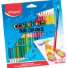 Färgpennor Color Peps Duo Colors 24-set