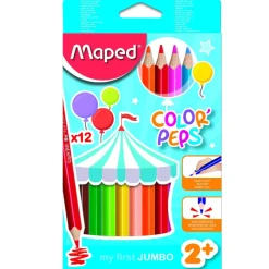Färgpennor Color Peps Jumbo 12-set (2 år+)