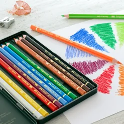 Färgpennor Polychromos 12-set