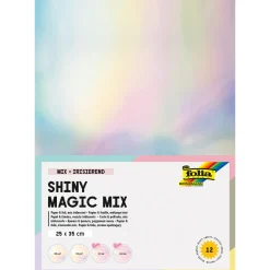 Färgskiftande papper Shiny Magic Mix 12 Ark