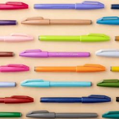 Fude Touch Brush Sign Pen 4-set Pastel