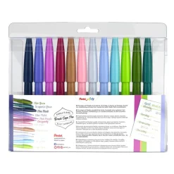 Fude Touch Brush Sign Pen 12-set Pastel
