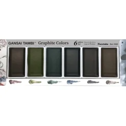 Gansai Tambi Akvarell 6-set Graphite Colors
