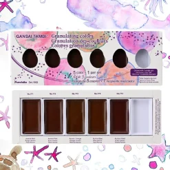 Gansai Tambi Akvarell 5-set Granulating Colors