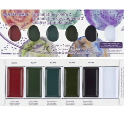 Gansai Tambi Akvarell 5-set Granulating Colors 2