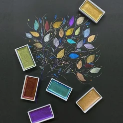 Gansai Tambi Akvarell 24-set Metallic 2