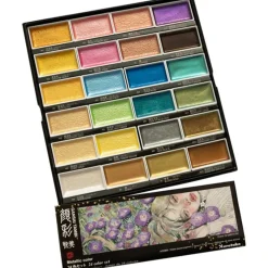 Gansai Tambi Akvarell 24-set Metallic 2