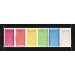 Gansai Tambi Akvarell 6-set Pearl Colors