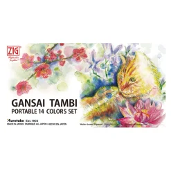 Gansai Tambi Portable Akvarellset x 14