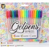 Gelpennor 18-set (Neon/Glitter/Pastell)