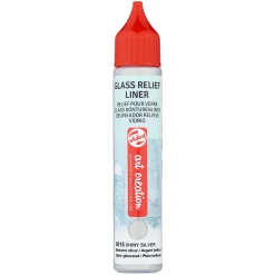 Glass Liner 28 ml Shiny Silver